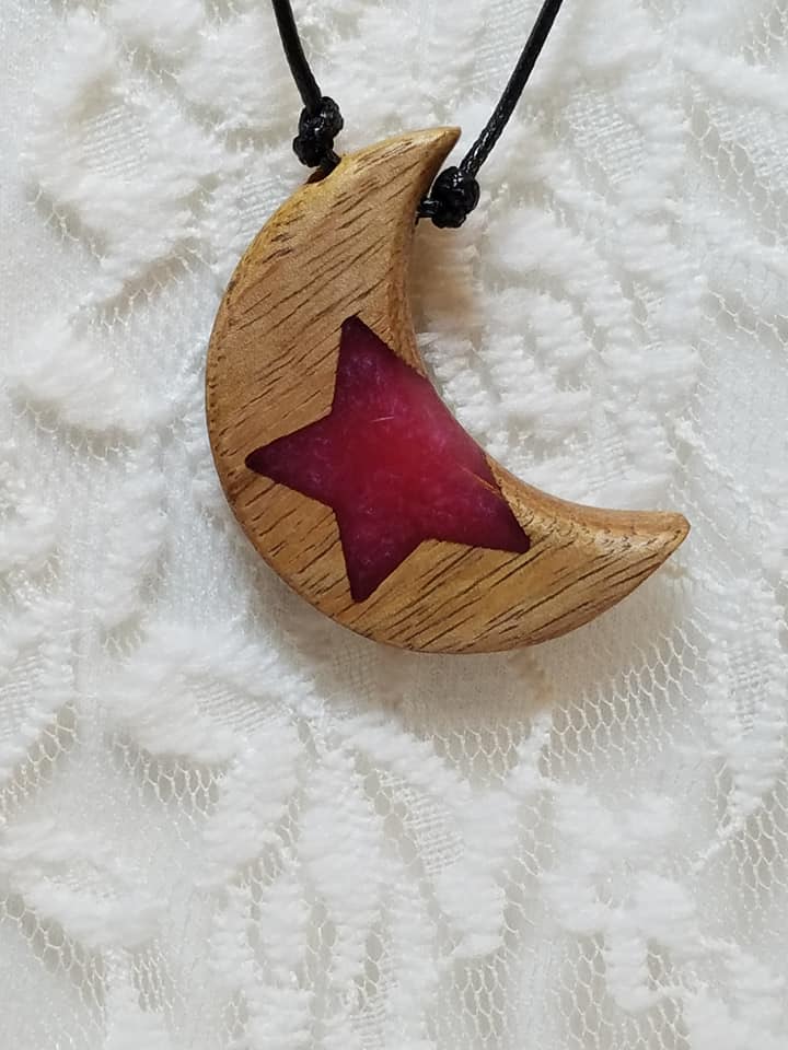 Necklace ~ Moon and Star 105